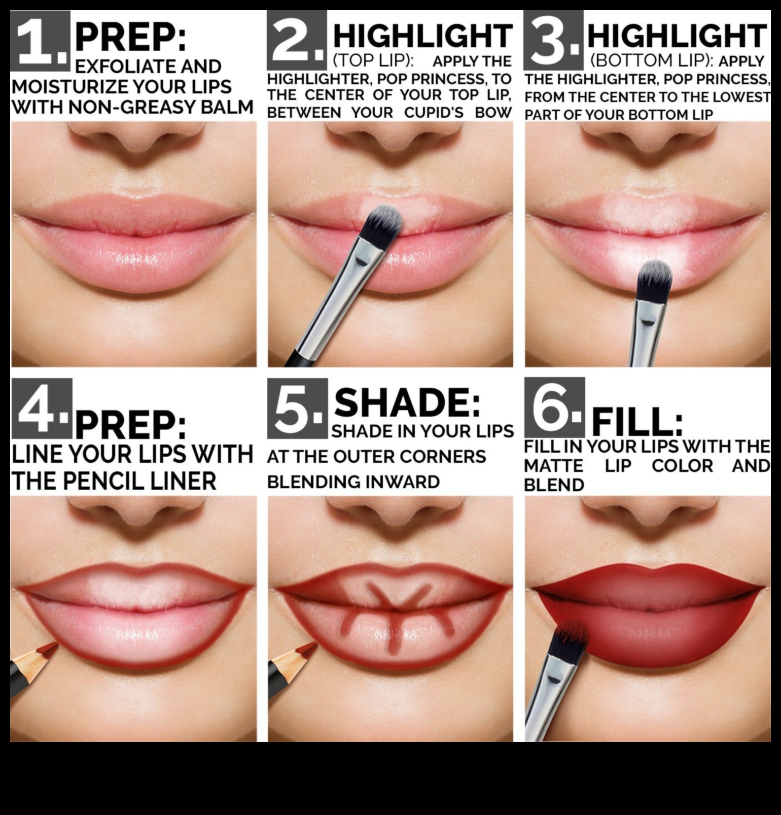 קווי מתאר צבעוניים: התנסות עם גוונים ייחודיים של תוחם שפתיים