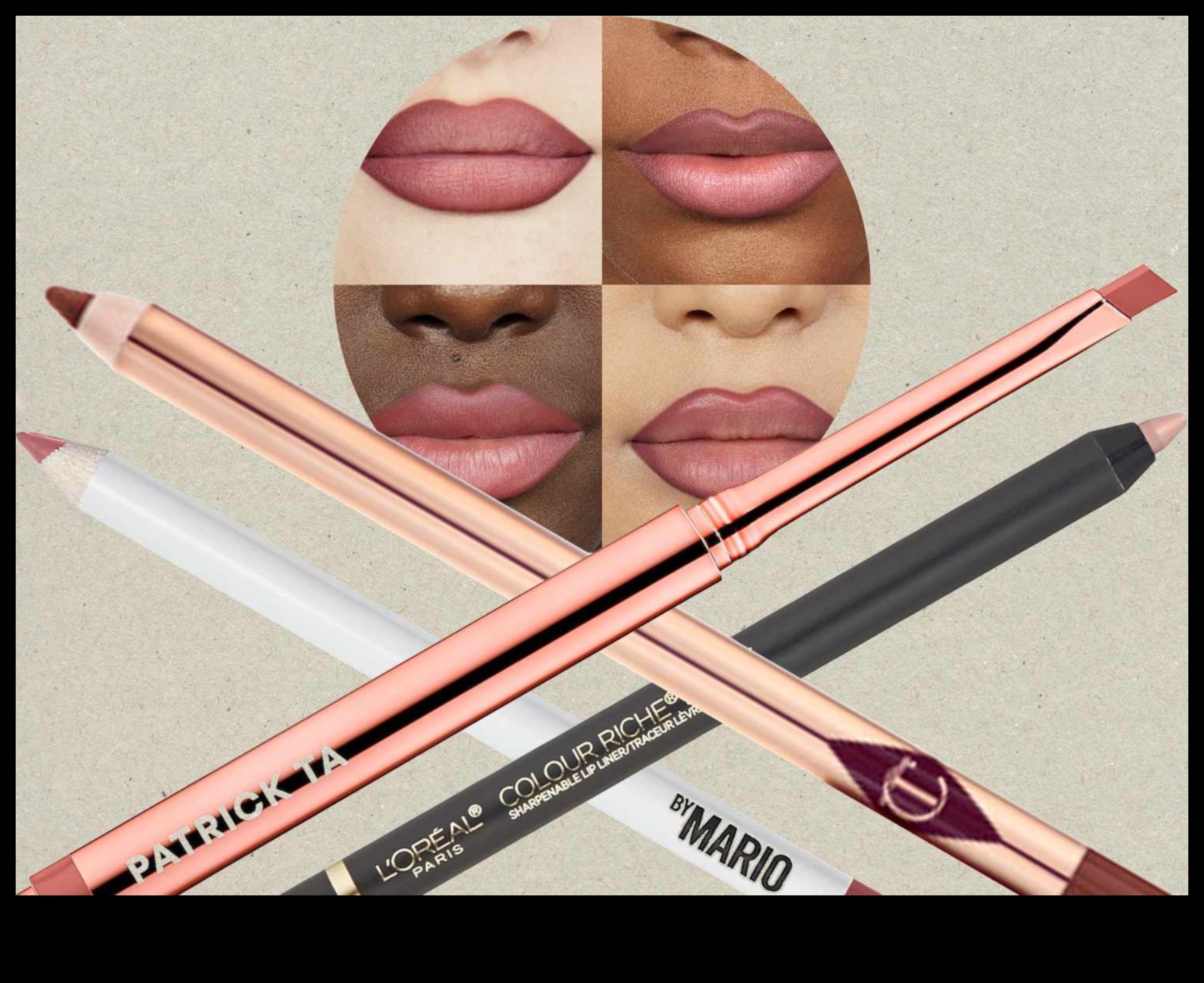 קווי מתאר צבעוניים: התנסות עם גוונים ייחודיים של תוחם שפתיים