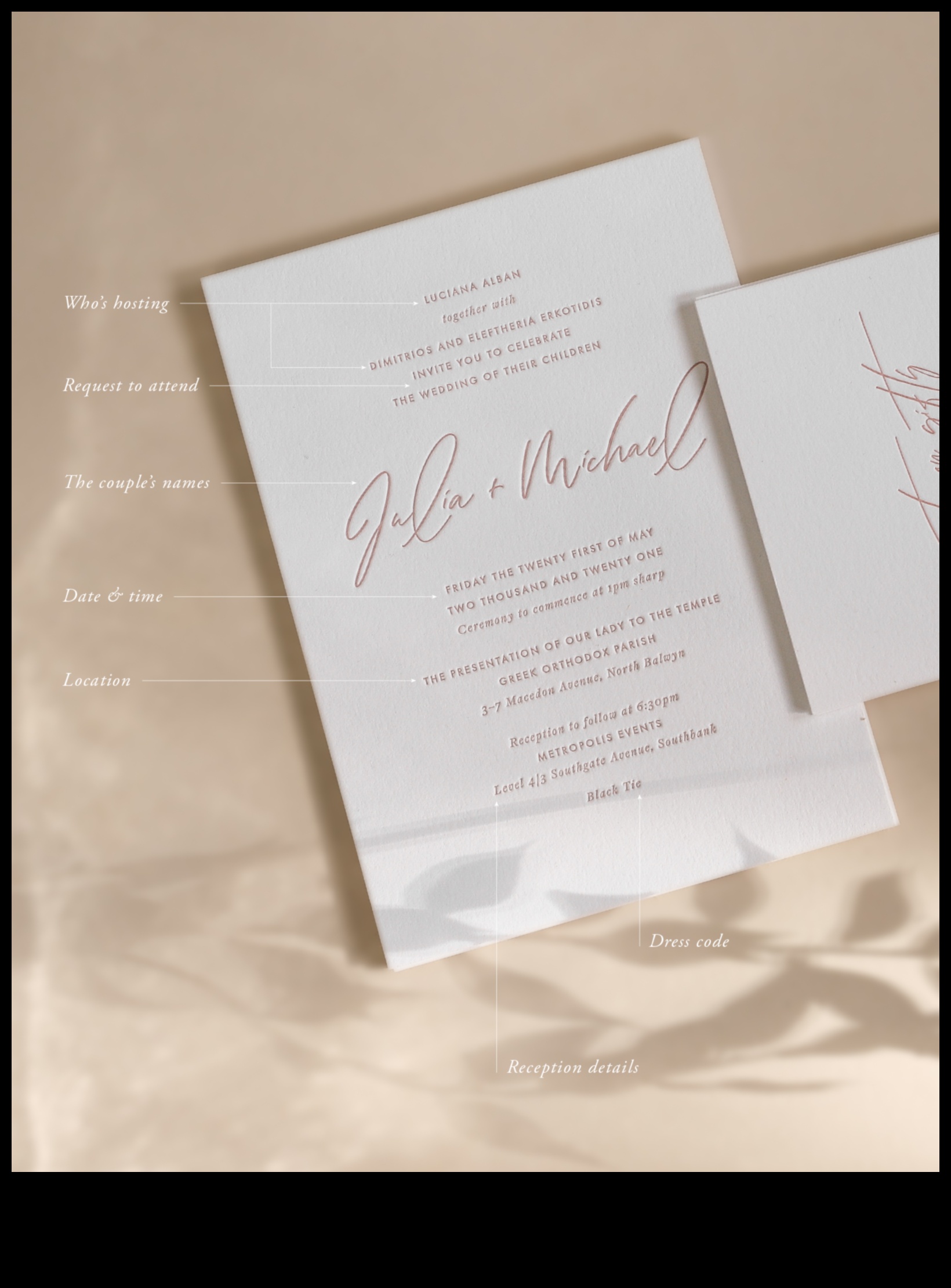 אהבה על הנייר: יצירת הזמנות לחתונה