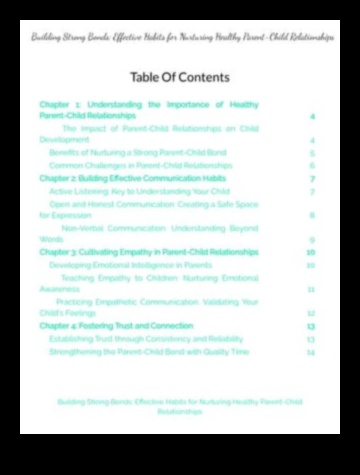 קשרים פורחים: טיפוח קשרים בין הורה לילד