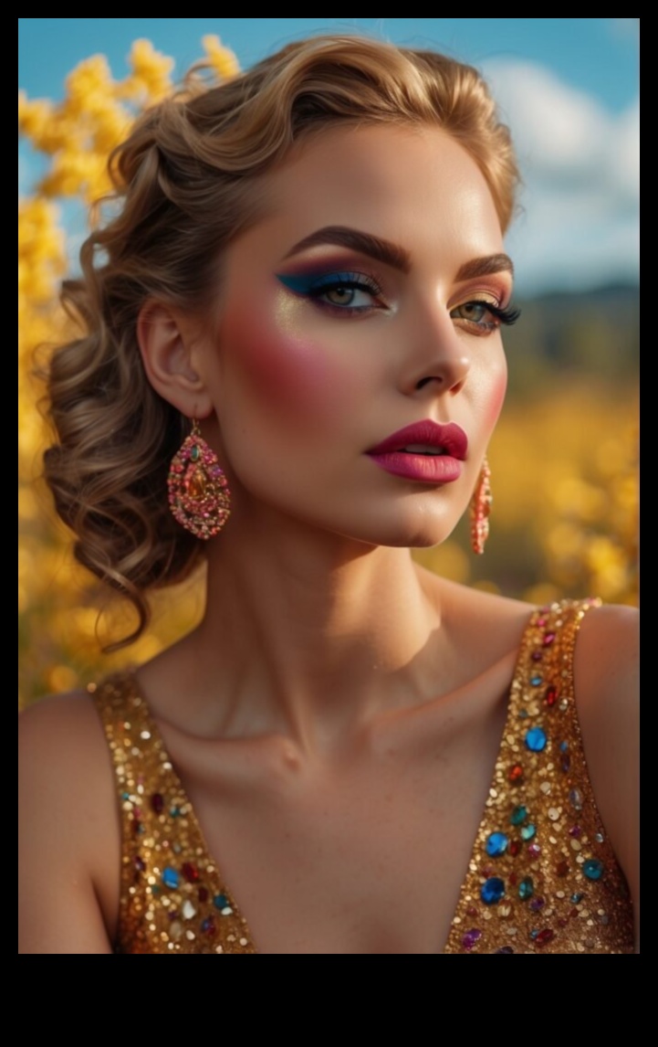 גלאם ונצנצים: מחבקים את הניצוץ והברק בסגנונות איפור